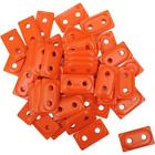 Add2-3805-b Woodys Double Digger Aluminum Support Plates Orange Woody
