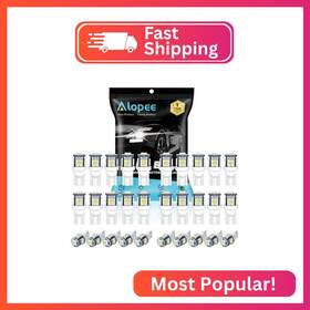 Alopee Az-194-5050-5smd-w Led 194 Bulb White 6500k T10 Wedge Lights 5smd 5050 Chips 12v Replace