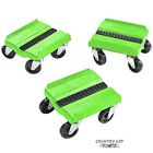 5639-874 Arctic Sled Wheels Green Snowmobile Slides Caddy Dollies Cat Shop Dolly