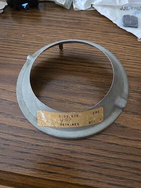 0109-673 Arctic Cat 1975 El Tigre Z Headlight Retaining Ring