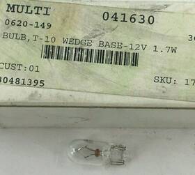 0620-149 Arctic Cat Snowmobile Instrument Wedge Base Light Bulb Fits 95-08 Model