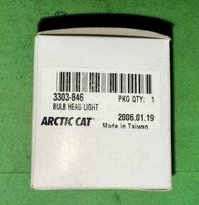 Ft06-ft24 Arctic Cat 3303-846 Oem Headlight Bulb New