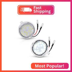 Smpd-2w Asgohme Led Side Mirror Puddle Lights Compatible With Ford F150 Explorer Edge Ex