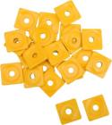 Asw2-3800-b Woodys Square Digger Support Plates Yellow Woody