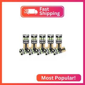 Audak T10-canbus-9smd-2835-b 194 Led Bulb T10 W5w 2825 158 192 168 Canbus 9smd 2835 Chipset Ice Blue Ex
