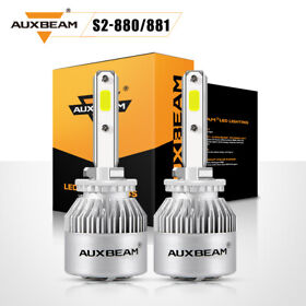 Auxbeam For Arctic Cat Firecat 500 600 700 F5 F6 Snowmobiles Led Headlight Bulbs