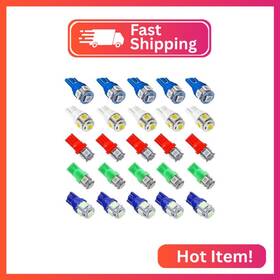Ofw5w0001-mix Blyilyb Mix Color Replacement Stock # 194 T10 168 2825 W5w 175 158 Bulb 5050