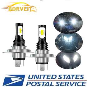 Bor-h4 Borveit Bor-h4/9003/hb2 2x 6000k H4 9003 45w Xenon White Led Headlight Bulbs Kit For Ski-doo Snowmobile