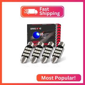 Brishine-festoon36b-28354 Brishine 6418 Led Bulbs Super Bright Ultra Blue 2835 Chipsets Canbus Error Free