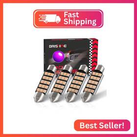 Brishine-festoon42p-28354 Brishine 578 211-2 Led Bulbs Super Bright Purple 2835 Chipsets Canbus Error Fre