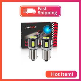 Brishine Xpismii-ba9s-6smd5630-ib2p Ba9s Led Bulbs Ice Blue Extremely Bright 5630 Chipsets 53 57 293 Ba9 64