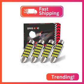 Xpismii-festoon-42mm28354 Brishine 4pcs 578 211-2 Led Bulbs Super Bright Canbus Error Free 41mm 42mm 1.72
