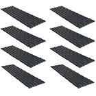 Cbr-13326 Caliber Atv 8-piece Trailer Grip Lowpro Snowmobile Single Glide Set