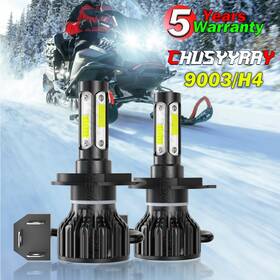 Chusyyray 276803820897 2 Bright Led Headlight Bulbs For Ski-doo Blizzard 5500 7500 79-81 Elan 250 80-96