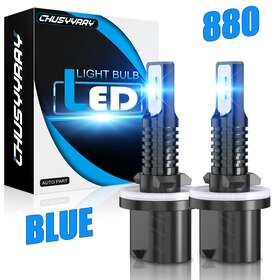 Chu-502 Chusyyray For Arctic Cat 250 300 400 500 650 2x 880 899 Led Headlight Bulbs 8000k Ice Blue