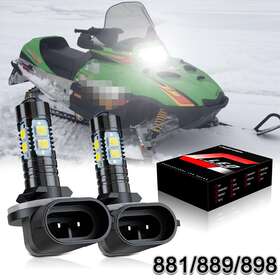 Chu-881 Chusyyray Chu-881/862/898/889 2x 881 894 Led Headlight Bulbs Kit For Arctic Cat Mountain 600 800 2001-2004