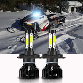 Chu-9003 Chusyyray Chu-9003/hb2/h4 80w Snowmobile Led Headlight Kit For Polaris Rmk 500 600 700 800 900 6500k White