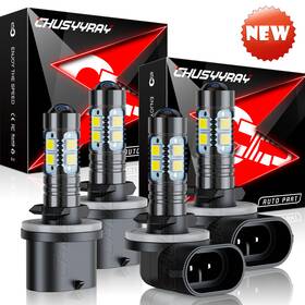 Chusyyray Chusyyray-3013-880 881 880 And 881 Led Headlight Lamp Combo Bulbs Fits Arctic Cat Crossfire 8 2010-2011