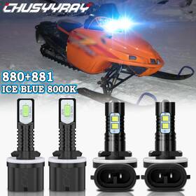 Chusyyray-880 Chusyyray 881 880 885 894 Led Hi/lo Headlight Bulbs For Arctic Cat Panther 570 2002-2007