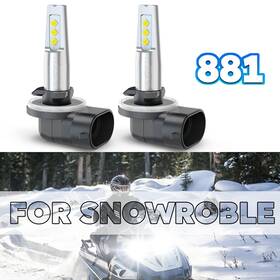 Dpl2-881 Chusyyray 2x Super Led Headlight For Arctic Cat F7 Firecat 700 2003-2006 Snowmobiles Bulbs