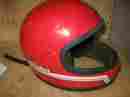 Dot123 Ski Doo Vintage Bombardier Full Face Helmet For Display Skidoo Red