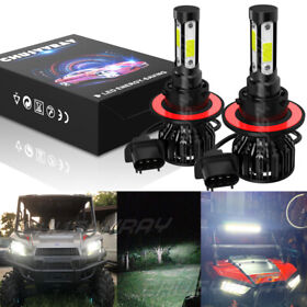 9008-h13 For Honda Rancher 350 2004-2006 Atv Led Headlight Kit 9008 H13 6000k Bulbs