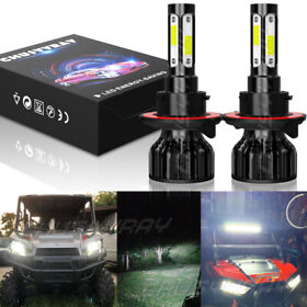 9008-h13 For Ski Doo Renegade Ace 900 Led Headlight Bulbs 2020 2021 2022 3000 Lm
