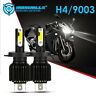 H4 Led Bulbs Ironwalls Snowmobile Cob Headlights For Polaris Rmk