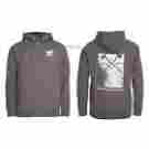 Hm2fzwoogl Hmk Woodblock Full Zip Hoodie Grey Large