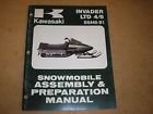 Ma-301 Kawasaki Invader Ltd Used Assembly And Preparation Manual
