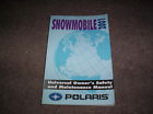 9915622 Maintenance Safety 2001 Manual Polaris Snowmobile Nice Universal Owners