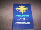 9914668 Maintenance Universal Owners Snowmobile Nice 1999 Safety Manual Polaris