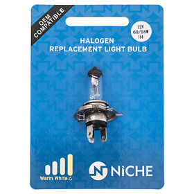 519-cbl2232b Niche H4 Headlight Bulb For Yamaha Vmax 600 700 Exciter Nytro Phazer Sx 700s