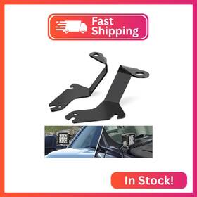 91091b Nilight Ditch Light Brackets Hood Hinges Mount Bracket Kit For Auxiliary Offroad