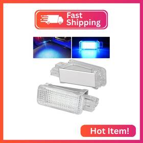 Dl-736b Nilight 2pcs Led Interior Door Panel Light Courtesy Warning Lights Blue Beam Plu