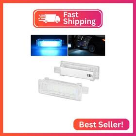 Dl-738 Nilight 2pcs Led Interior Door Panel Light Courtesy Warning Lights Aqua Beam Plu
