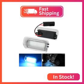 Dl-741 Nilight 2pcs Led Interior Door Panel Light Courtesy Warning Lights Aqua Beam Plu
