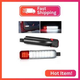 Tr-145 Nilight 2pcs Led Interior Door Panel Light Courtesy Warning Lights White Red For