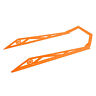 Pa02-po-rm-12-155-og Itek Powdercoat Series Rear Bumper Orange Polaris Rmk More