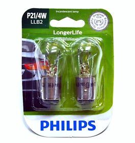 12594llb2 Philips Longer Life P21/4w 21/4w Two Bulbs Stop Brake Tail Light Replacement Lamp