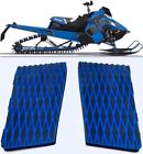 Pl-11-19 - Blk Dia-blue-14.5mm Sledtred Snowmobile Console Knee Pads Polaris