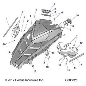 5522016-45.5 Polaris 5522016 Seal-bulb Dual .375 Bsc