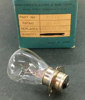 Preferded Electric And Wire Corp Slj35 A7045 / Slj45 Vintage Snowmobile Headlight Replacement Bulb 12v 45w P.elec