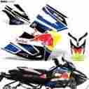 Rev-xr-rb Wd Rev Xr Decal Graphic Kit Ski Doo Skidoo Sled Parts Snowmobile Wrap Summit 13 Rb