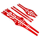 Rr01-po-16-rm-155-re Itek Powdercoated Series Rail Stiffeners Red Polaris Pro Rmk More