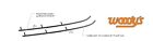 2878524 Runner Ski 11 Polaris Carbide Woody 3 10- Rush 60 Oem " Degree