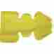 Sdfp400-ylw Skinz Protective Gear Float Plate Yellow