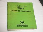 Service Parts Tigre Books 1974-1975 Manual El