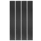 Ski-g96-xw-4 32 Snowmobile Extra Trailer Guide Ice-protector Wide Black Ski