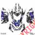 Sl0236 Dsw Graphic New Sled Kit Graphics Wrap For Ski-doo Xp Mxz 2008-2013